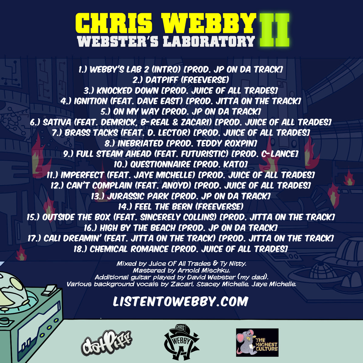 "ster's Lab II" Signed CD Chris by
