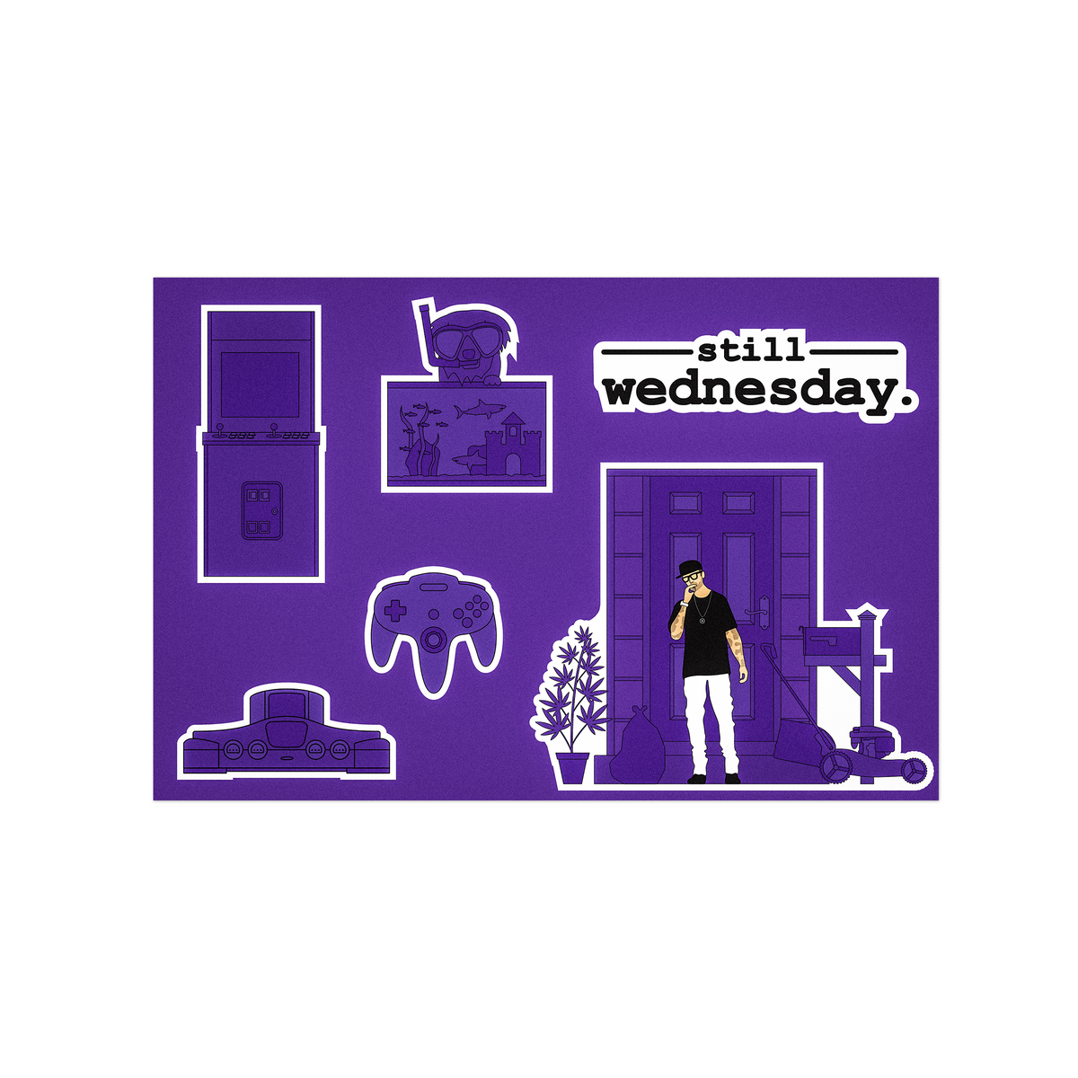 Still Wednesday Sticker Sheet – Chris Webby